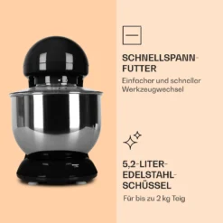Bella Küchenmaschine 2000 W / 2,7 PS 5 Ltr Edelstahl BPA-frei -Haushaltsgerätegeschäft 10005315 de 0005 logo