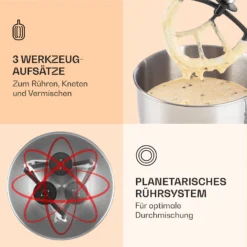 Bella Küchenmaschine 2000 W / 2,7 PS 5 Ltr Edelstahl BPA-frei 9 Bella Küchenmaschine 2000 W / 2,7 PS 5 Ltr Edelstahl BPA-frei -Haushaltsgerätegeschäft 10008232 de 0004 logo