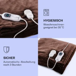 Dr. Watson XL Heizdecke 120W 3 Temperaturstufen 180x130 Cm Bedienteil 8 Dr. Watson XL Heizdecke 120W 3 Temperaturstufen 180x130 Cm Bedienteil -Haushaltsgerätegeschäft 10024005 de 0004 logo