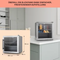 Beersafe L Kühlschrank 47 Liter 2 Böden Panoramaglastür Edelstahl 12 Beersafe L Kühlschrank 47 Liter 2 Böden Panoramaglastür Edelstahl -Haushaltsgerätegeschäft 10027671 DE 0006 usp