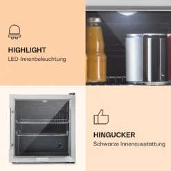 Beersafe L Kühlschrank 47 Liter 2 Böden Panoramaglastür Edelstahl 9 Beersafe L Kühlschrank 47 Liter 2 Böden Panoramaglastür Edelstahl -Haushaltsgerätegeschäft 10027671 de 0003 logo