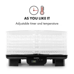 Bananarama Dörrautomat Schwarz 550W Trockner Dehydrator 6 Etagen 13 Bananarama Dörrautomat Schwarz 550W Trockner Dehydrator 6 Etagen -Haushaltsgerätegeschäft 10027831 yy 0005 logo Klarstein Bananarama Doerrautomat schwarz reedit