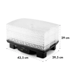 Bananarama Dörrautomat Schwarz 550W Trockner Dehydrator 6 Etagen 16 Bananarama Dörrautomat Schwarz 550W Trockner Dehydrator 6 Etagen -Haushaltsgerätegeschäft 10027831 yy 0009 detail Klarstein Bananarama Doerrautomat schwarz reedit