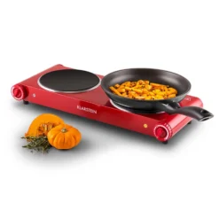 Captain Cook² Doppel-Kochplatte Infrarot 2400W Edelstahl Rot -Haushaltsgerätegeschäft 10027876 yy 0007 titel Klarstein Captain Cook Doppel Kochplatte