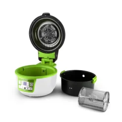 VitAir Turbo Heißluftfritteuse Grün-weiß 1400W Grillen Backen 9l 18 VitAir Turbo Heißluftfritteuse Grün-weiß 1400W Grillen Backen 9l -Haushaltsgerätegeschäft 10028288 yy 0008 titel zubehoer 07 Klarstein VitAir Heissluftfritteuse gruen weiss