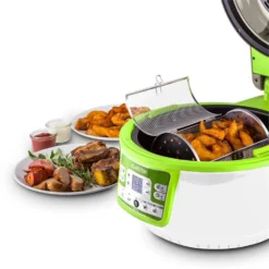 VitAir Turbo Heißluftfritteuse Grün-weiß 1400W Grillen Backen 9l 20 VitAir Turbo Heißluftfritteuse Grün-weiß 1400W Grillen Backen 9l -Haushaltsgerätegeschäft 10028288 yy 0010 ambient klarstein vitair heissluft frieteuse