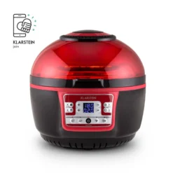 VitAir Turbo Heißluftfritteuse Rot-schwarz 1400W Grillen Backen 9l 14 VitAir Turbo Heißluftfritteuse Rot-schwarz 1400W Grillen Backen 9l -Haushaltsgerätegeschäft 10028289 yy 0004 logo Klarstein VitAir Heissluftfritteuse V2 rot schwarz