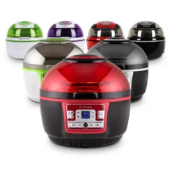 VitAir Turbo Heißluftfritteuse Rot-schwarz 1400W Grillen Backen 9l 21 VitAir Turbo Heißluftfritteuse Rot-schwarz 1400W Grillen Backen 9l -Haushaltsgerätegeschäft 10028289 yy 0011 variant