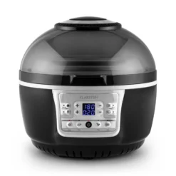 VitAir Turbo Heißluftfritteuse Grau-schwarz 1400W Grillen Backen 9l 15 VitAir Turbo Heißluftfritteuse Grau-schwarz 1400W Grillen Backen 9l -Haushaltsgerätegeschäft 10028290 yy 0005 titel Klarstein VitAir Heissluftfritteuse