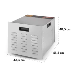 Fruit Jerky Steel 10 Dörrautomat 10 Etagen 1000 W Fläche: 1,5 M² Timer 15 Fruit Jerky Steel 10 Dörrautomat 10 Etagen 1000 W Fläche: 1,5 M² Timer -Haushaltsgerätegeschäft 10028437 yy 0008 logo