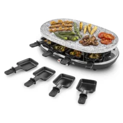 Steaklette Raclettegrill 1500 W Granit-Natursteinplatte 8 Personen 13 Steaklette Raclettegrill 1500 W Granit-Natursteinplatte 8 Personen -Haushaltsgerätegeschäft 10028449 yy 0007 titel Klarstein Steaklette Raclette Natursteingrill