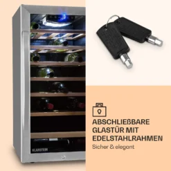 Vinamour 26 Uno Weinkühlschrank 26 Flaschen 88 Liter Edelstahl LED 10 Vinamour 26 Uno Weinkühlschrank 26 Flaschen 88 Liter Edelstahl LED -Haushaltsgerätegeschäft 10028491 de 0004 logo