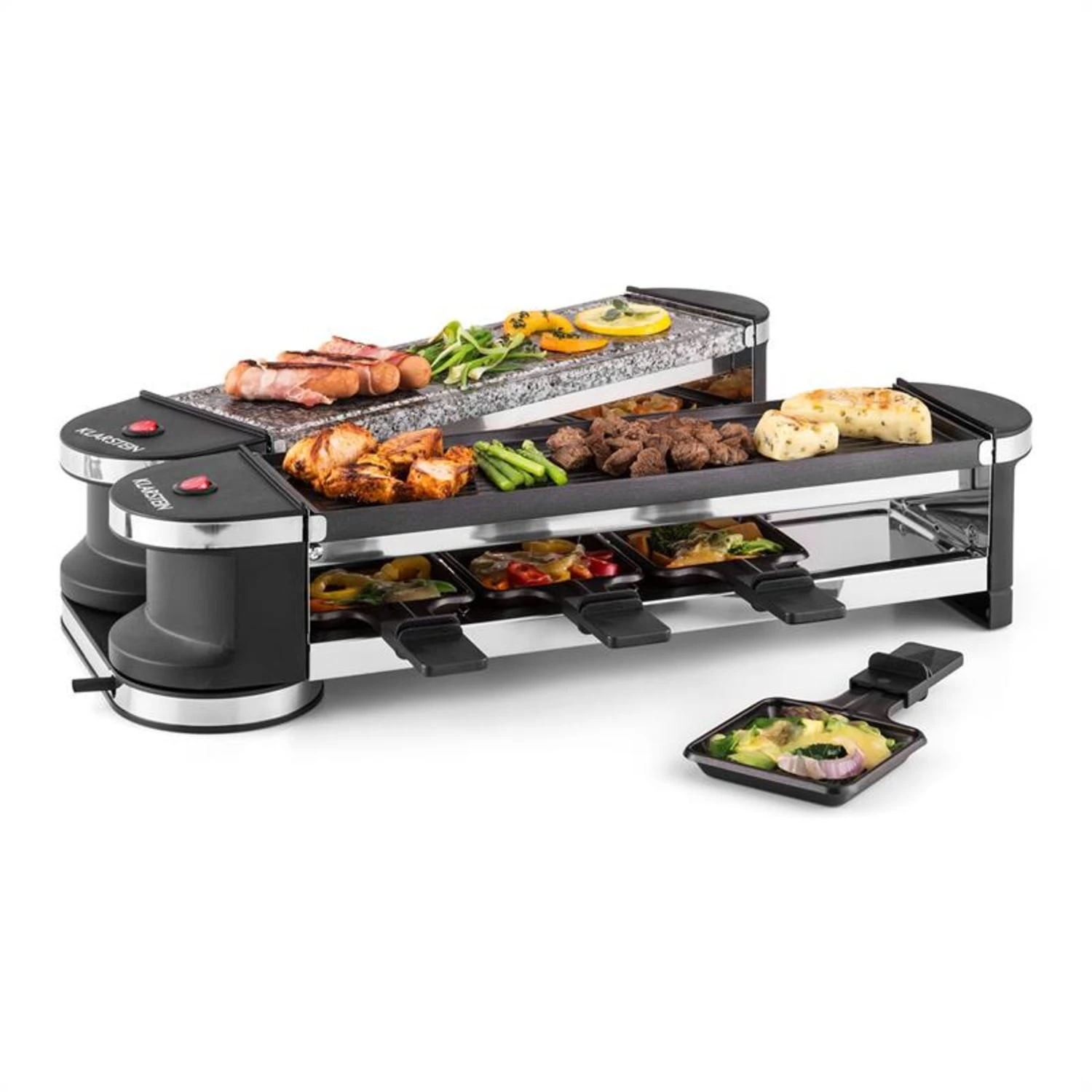 Tenderloin 50/50 Raclette-Grill 1200W 8 Personen Naturstein & Grill 1 Tenderloin 50/50 Raclette-Grill 1200W 8 Personen Naturstein & Grill