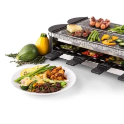 Tenderloin 100 Raclette-Grill 1200 W (2x600W) 8 Personen 2x Naturstein 12 Tenderloin 100 Raclette-Grill 1200 W (2x600W) 8 Personen 2x Naturstein -Haushaltsgerätegeschäft 10028579 yy 0006 logo 06 Klarstein Tenderloin Raclette Grill
