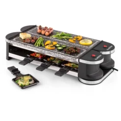 Tenderloin 100 Raclette-Grill 1200 W (2x600W) 8 Personen 2x Naturstein 13 Tenderloin 100 Raclette-Grill 1200 W (2x600W) 8 Personen 2x Naturstein -Haushaltsgerätegeschäft 10028579 yy 0007 logo 07 Klarstein Tenderloin Raclette Grill