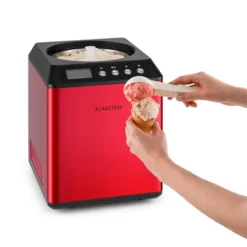 Vanilla Sky Eiscreme-Maschine Kompressor 2l 180W Edelstahl Rot -Haushaltsgerätegeschäft 10028874 yy 0004 ambient Klarstein Vanilla Sky Eismaschine