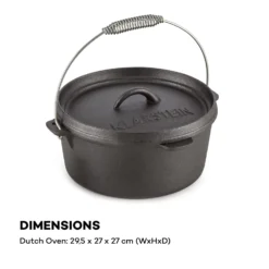 Hotrod 45 Dutch Oven BBQ-Topf 4,5 Qt / 4 Liter Gusseisen Schwarz -Haushaltsgerätegeschäft 10029165 yy 0008 logo