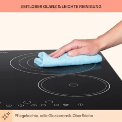 Virtuosa Keramikkochfeld Einbauherd 6500W 59x52cm 4 Zonen Glaskeramik 16 Virtuosa Keramikkochfeld Einbauherd 6500W 59x52cm 4 Zonen Glaskeramik -Haushaltsgerätegeschäft 10029239 de 0008 usp