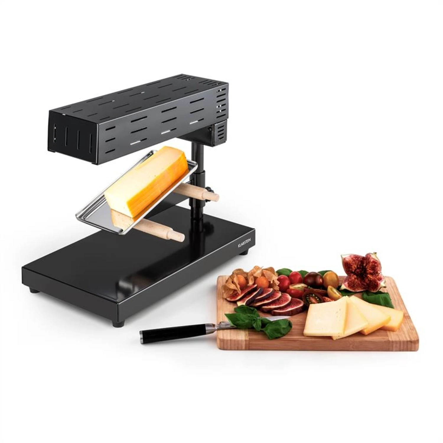 Appenzell 2G Traditioneller Raclette Grill 600 W Standgerät Schwarz 1 Appenzell 2G Traditioneller Raclette Grill 600 W Standgerät Schwarz