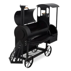 Dampflok Smoker Grill 3 Mm Stahl Schwarz 11 Dampflok Smoker Grill 3 Mm Stahl Schwarz -Haushaltsgerätegeschäft 10030555 yy 0006 front Train Grill