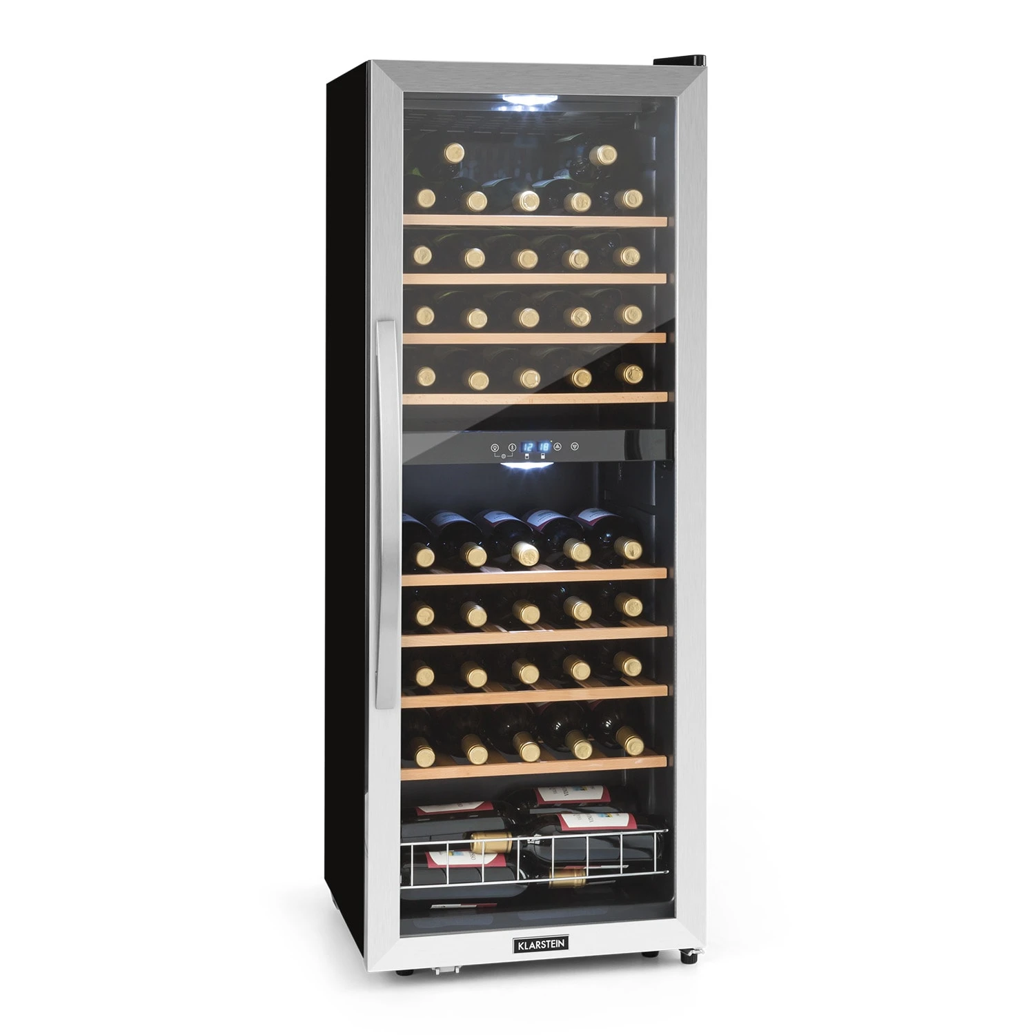 Vinamour 54 Duo Weinkühlschrank 2 Zonen 148 Ltr 54 Fl Touch-Display 1 Vinamour 54 Duo Weinkühlschrank 2 Zonen 148 Ltr 54 Fl Touch-Display