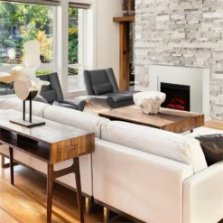 Blanca Elektrischer Kamin LED-Flammensimulation 750/1500 W 5000 BTU -Haushaltsgerätegeschäft 10030847 yy 0003 ambient Klarstein Blanca Elektrischer Kamin 1000 2000W