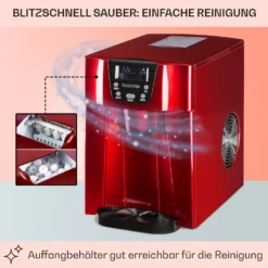 Ice Volcano 2G Eismaschine LED 12kg Je 24h 2l 6-12min Rot 13 Ice Volcano 2G Eismaschine LED 12kg Je 24h 2l 6-12min Rot -Haushaltsgerätegeschäft 10030849 DE 0005 usp
