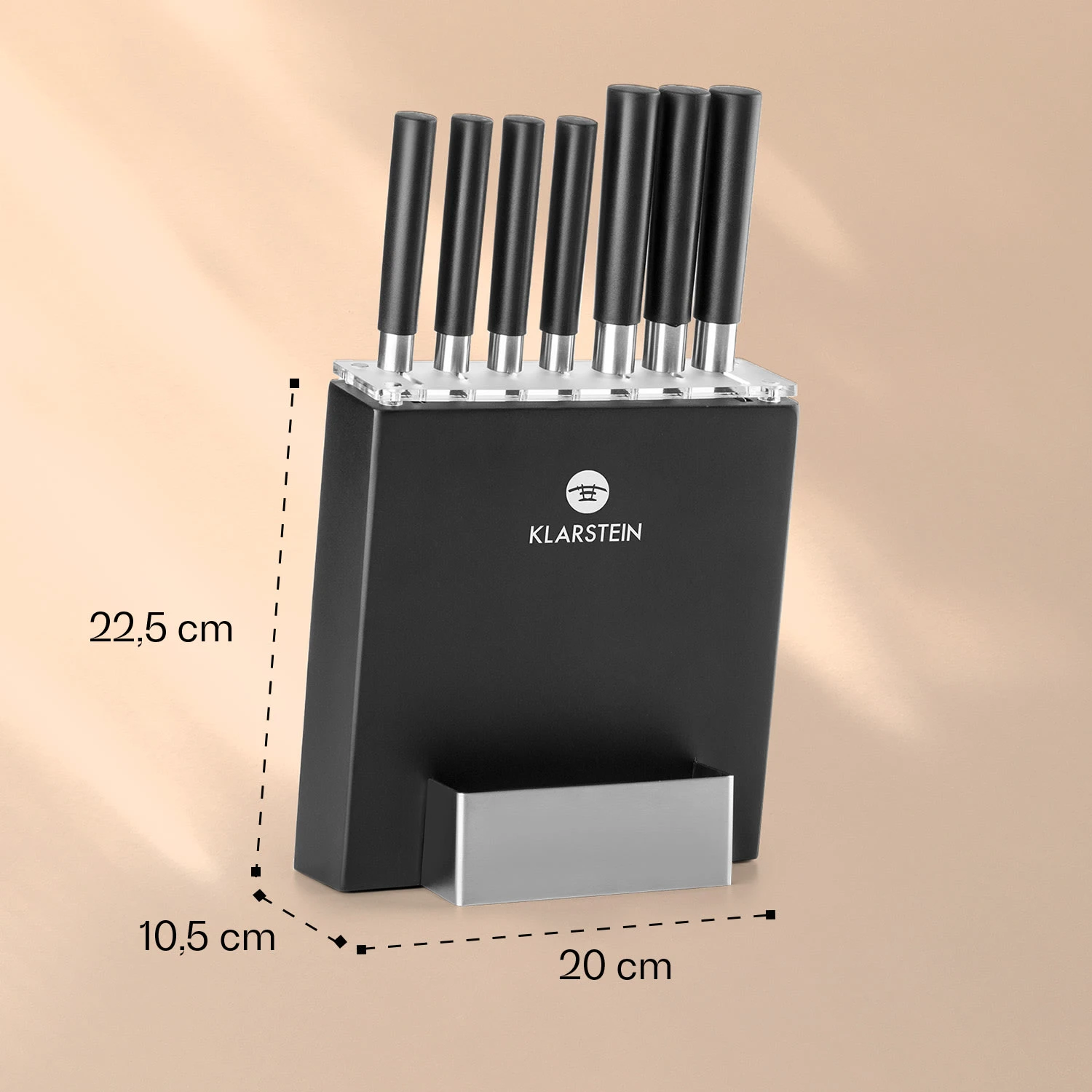 Kitano 8tlg. Messer-Set Mit Block 7 Messer Stahl Edler Holzblock 7 Kitano 8tlg. Messer-Set Mit Block 7 Messer Stahl Edler Holzblock – Bild 7