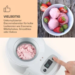 Schneeflöckchen Eiscremebereiter Thermoelektrisch 700ml Leise Weiß -Haushaltsgerätegeschäft 10031663 de 0004 logo