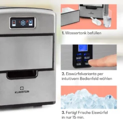 Metropolitan Eiswürfelmaschine 12kg/24h Digitales Display 10 Metropolitan Eiswürfelmaschine 12kg/24h Digitales Display -Haushaltsgerätegeschäft 10031881 de 0004 usp