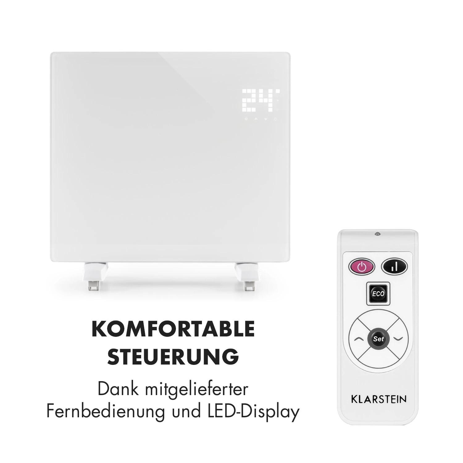 Bornholm Single Konvektions-Heizgerät Thermostat Timer 1000W 70m² 3 Bornholm Single Konvektions-Heizgerät Thermostat Timer 1000W 70m² – Bild 3