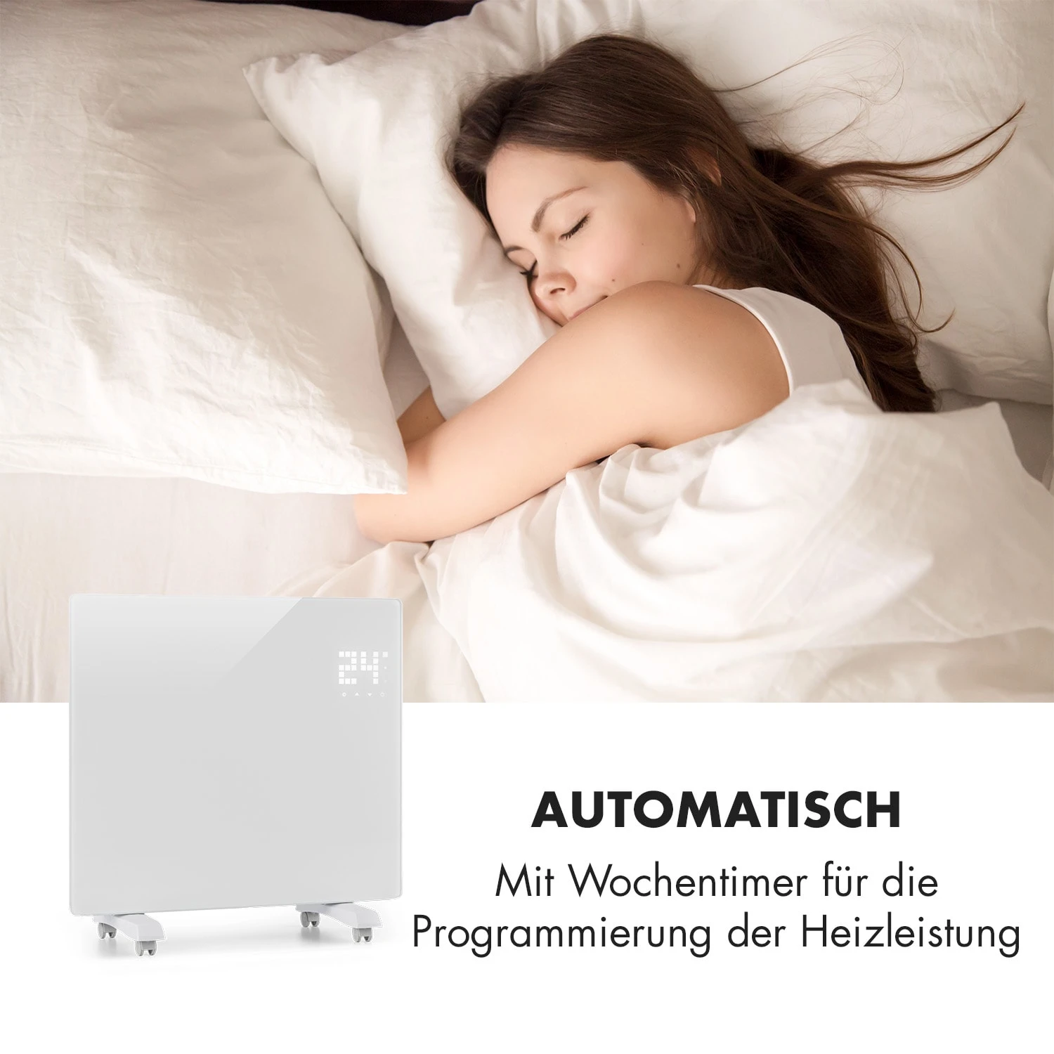 Bornholm Single Konvektions-Heizgerät Thermostat Timer 1000W 70m² 4 Bornholm Single Konvektions-Heizgerät Thermostat Timer 1000W 70m² – Bild 4