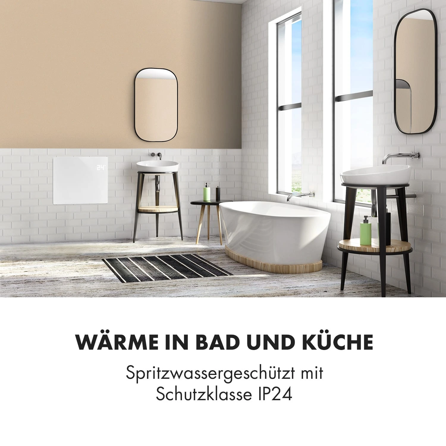 Bornholm Single Konvektions-Heizgerät Thermostat Timer 1000W 70m² 5 Bornholm Single Konvektions-Heizgerät Thermostat Timer 1000W 70m² – Bild 5