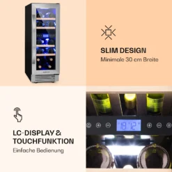 Vinovilla 17 Built-In Duo Weinkühlschrank 2 Zonen 53l 17 Fl. Glastür 13 Vinovilla 17 Built-In Duo Weinkühlschrank 2 Zonen 53l 17 Fl. Glastür -Haushaltsgerätegeschäft 10032030 de 0005 logo