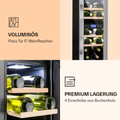 Vinovilla 17 Built-In Duo Weinkühlschrank 2 Zonen 53l 17 Fl. Glastür 14 Vinovilla 17 Built-In Duo Weinkühlschrank 2 Zonen 53l 17 Fl. Glastür -Haushaltsgerätegeschäft 10032030 de 0006 logo