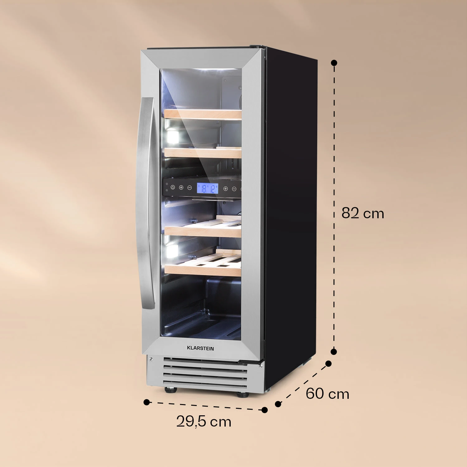 Vinovilla 17 Built-In Duo Weinkühlschrank 2 Zonen 53l 17 Fl. Glastür 7 Vinovilla 17 Built-In Duo Weinkühlschrank 2 Zonen 53l 17 Fl. Glastür – Bild 7