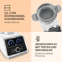 GrandPrix Küchenmaschine 500W / 1000W 2,5l Edelstahl-Rührschüssel 10 GrandPrix Küchenmaschine 500W / 1000W 2,5l Edelstahl-Rührschüssel -Haushaltsgerätegeschäft 10032089 de 0004 logo