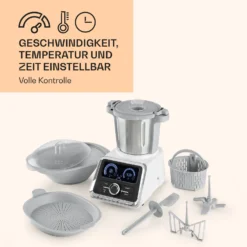 GrandPrix Küchenmaschine 500W / 1000W 2,5l Edelstahl-Rührschüssel 12 GrandPrix Küchenmaschine 500W / 1000W 2,5l Edelstahl-Rührschüssel -Haushaltsgerätegeschäft 10032089 de 0006 logo