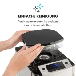 Aromatica X Kaffeemaschine Mahlwerk Glaskanne Aroma+ Edelstahl 14 Aromatica X Kaffeemaschine Mahlwerk Glaskanne Aroma+ Edelstahl -Haushaltsgerätegeschäft 10032102 de 0005 logo