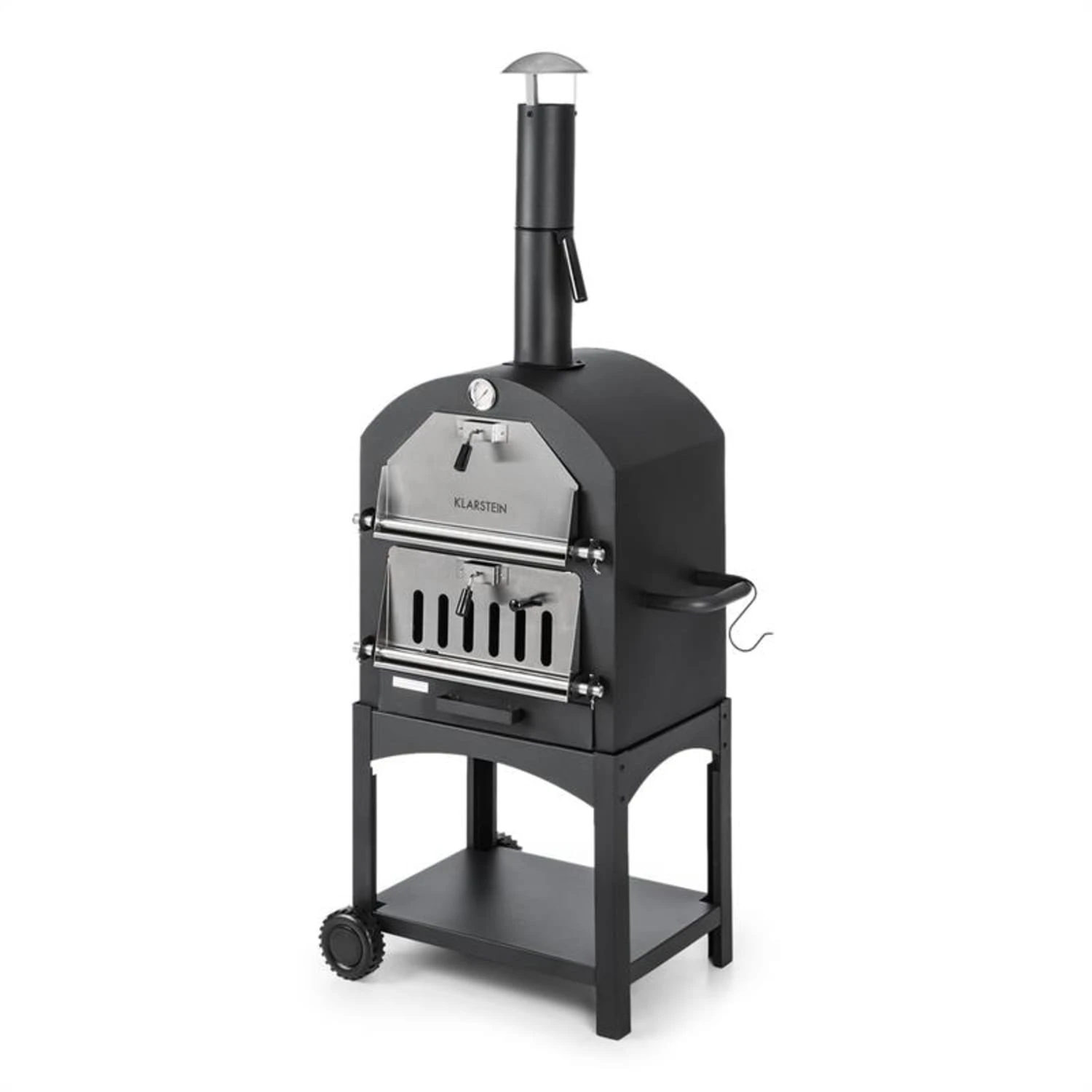 Pizzaiolo Perfetto Pizzaofen 30,5x30,5cm Echtstein 1,2mm Stahl Mobil 11 Pizzaiolo Perfetto Pizzaofen 30,5x30,5cm Echtstein 1,2mm Stahl Mobil – Bild 11