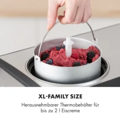 Dolce Bacio Eiscremebereiter Kompressor 2l LCD-Display Touch Edelstahl -Haushaltsgerätegeschäft 10032322 de 0004 logo