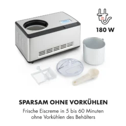 Dolce Bacio Eiscremebereiter Kompressor 2l LCD-Display Touch Edelstahl -Haushaltsgerätegeschäft 10032322 de 0005 logo
