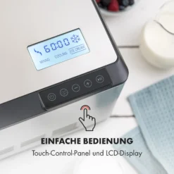 Dolce Bacio Eiscremebereiter Kompressor 2l LCD-Display Touch Edelstahl -Haushaltsgerätegeschäft 10032322 de 0006 logo