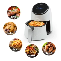 AirVital Heißluftfritteuse 1300W 2,5l CeraPlus-Antihaft Touch Weiß 11 AirVital Heißluftfritteuse 1300W 2,5l CeraPlus-Antihaft Touch Weiß -Haushaltsgerätegeschäft 10032331 yy 0003 logo Klarstein AirVital Heissluftfritteuse 1300W weiss