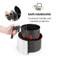 AirVital Heißluftfritteuse 1300W 2,5l CeraPlus-Antihaft Touch Weiß 16 AirVital Heißluftfritteuse 1300W 2,5l CeraPlus-Antihaft Touch Weiß -Haushaltsgerätegeschäft 10032331 yy 0008 logo Klarstein AirVital Heissluftfritteuse 1300W weiss