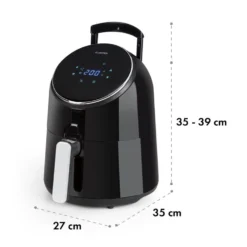 AirVital Heißluftfritteuse 1300W 2,5l CeraPlus-Antihaft Touch Schwarz 15 AirVital Heißluftfritteuse 1300W 2,5l CeraPlus-Antihaft Touch Schwarz -Haushaltsgerätegeschäft 10032332 yy 0010 logo Klarstein AirVital Heissluftfritteuse 1300W schwarz