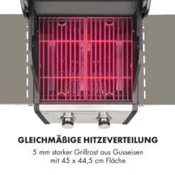 Lucifer 2.0-T Gasgrill 2 X 3,5 KW Brenner 45x44cm Grill Edelstahl 14 Lucifer 2.0-T Gasgrill 2 X 3,5 KW Brenner 45x44cm Grill Edelstahl -Haushaltsgerätegeschäft 10032455 de 0006 logo