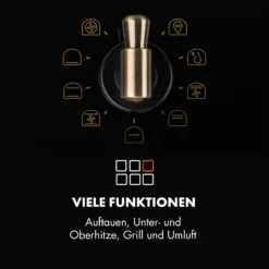 Victoria Einbaubackofen Retro-Design 9 Funktionen 50-250°C Schwarz 13 Victoria Einbaubackofen Retro-Design 9 Funktionen 50-250°C Schwarz -Haushaltsgerätegeschäft 10032460 de 0004 logo