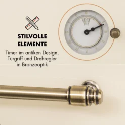 Victoria Einbaubackofen Retro-Design 9 Funktionen 50-250°C Elfenbein 15 Victoria Einbaubackofen Retro-Design 9 Funktionen 50-250°C Elfenbein -Haushaltsgerätegeschäft 10032485 de 0006 logo