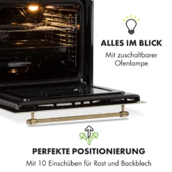 Victoria Einbaubackofen Retro-Design 9 Funktionen 50-250°C Elfenbein 16 Victoria Einbaubackofen Retro-Design 9 Funktionen 50-250°C Elfenbein -Haushaltsgerätegeschäft 10032485 de 0007 logo